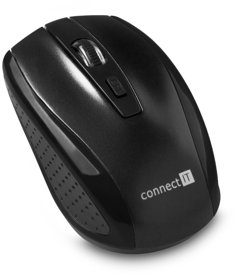 CONNECT IT bezdrátová optická myš s nano přijímačem, černá CI-1223 Connect IT