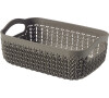 KNIT organizér A6 / hnědý Curver