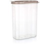 Dóza plastová RIVA 2,4 l, hnědá