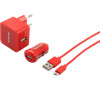 USB sada Sencor SCO 516-000BK 1M/WALL/CAR