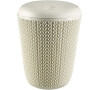 Koupelnový koš KNIT bílý 7l CURVER
