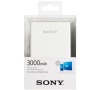 Sony Powerbank CP-E3W2 bílý, 3000 mAH