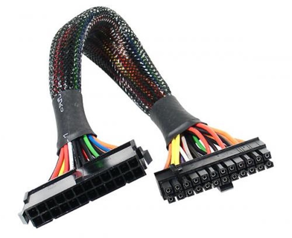 AKASA redukce napájení 24Pin(M) na 20+4Pin(F) / AK-CB24-24-EXT / 30cm