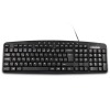 CRONO klávesnice CK2818/ drátová/ multimediální/ USB+PS2/ CZ+SK/ černá
