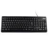 CRONO klávesnice CK2816/ drátová/ multimediální/ USB+PS2/ CZ+SK/ černá