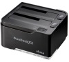 AKASA externí box DuoDock X2 / AK-DK06U3-BKCM / pro 2x 2,5"/3,5" SATA / USB 3.0 / disk duplicator / černý