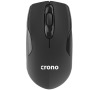 CRONO myš CM644/ optická/ bezdrátová 2.4GHz/ 1000 dpi/ USB/ černá