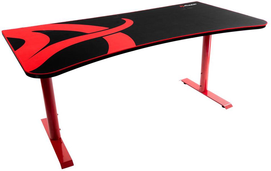 AROZZI herní stůl ARENA Gaming Desk/ černočervený (ARENA-RED)