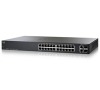 Cisco switch SF200-24, 24x10/100+2xGE/SFP Smart Switch, VLAN