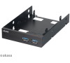 AKASA 2 x 2.5" SSD & HDD adaptér s 2x USB 3.0 (AK-HDA-06BKV2)