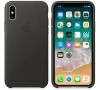 Apple iPhone X Leather Case - Charcoal Gray (MQTF2ZM/A)