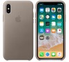 Apple iPhone X Leather Case - Taupe (MQT92ZM/A)