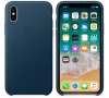 Apple iPhone X Leather Case - Cosmos Blue (MQTH2ZM/A)