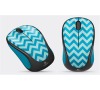 Logitech® Wireless Mouse M238 Play Collection - EMEA - TEAL CHEVRON - nová, plně funkční, bez obalu