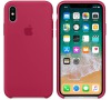 Apple iPhone X Silicone Case - Rose Red