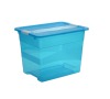 Keeeper Transparetní úložný box cornelia, modrý 24L
