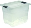 Keeeper Transparetní úložný box cornelia, bílý 24L