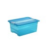 Keeeper Transparetní úložný box cornelia, modrý 12L