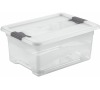 Keeeper Transparetní úložný box cornelia, bílý 12L