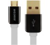 Kabel AVACOM MIC-120W USB - Micro USB, 120cm, bílá (DCUS-MIC-120W)