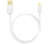 AXAGON HQ Kabel Micro USB, 2A, bílý, 2 m (BUMM-AM20QW)