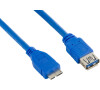 4World Kabel USB 3.0 AF-Micro BM 4.0m Blue (08974)