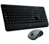 Klávesnice s myší Logitech Wireless Combo MK520, CZ/SK  - černá