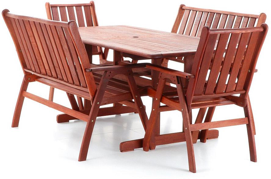 Zahradní nábytek VeGA MERANTI VICTORIA COMBI SET 6