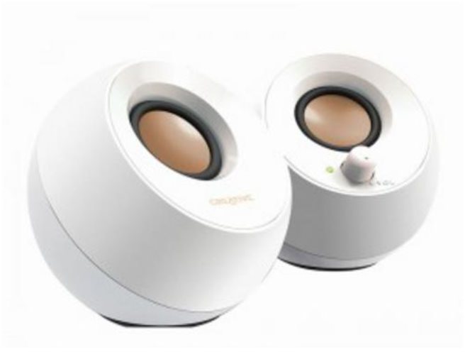 CREATIVE repro PEBBLE WHITE 2.0 (napájení přes USB) (51MF1680AA001)