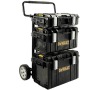 TOUGH SYSTEM DeWalt, vozík s držáky + DS150 + DS300 + DS400