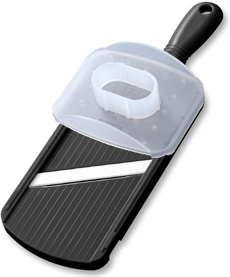 KYOCERA keramický kráječ s nastavitelnou šírkou plátků/ černý (CSN-202-BK)