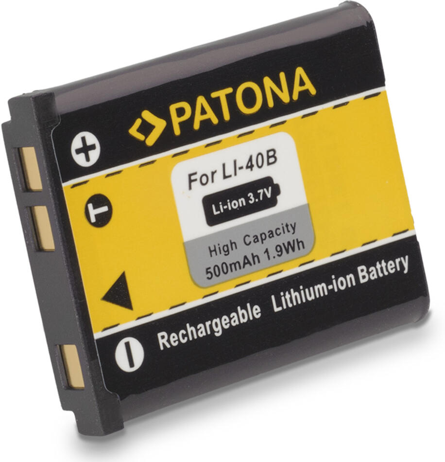 Batteria PATONA Li-40B/Li-42B 500mAh - Per Olympus, Nikon, Fujifilm, Pentax | Ricambio Fotocamera - Foto 4