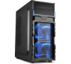 Sharkoon skříň VG5-V / Middle Tower / 2x USB3.0 / černá