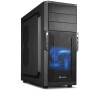 Sharkoon skříň T3-V / Middle Tower / 2x USB3.0 / černá