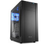 Sharkoon skříň S25-W / Middle Tower / 2x USB3.0 / průhledná bočnice / černá