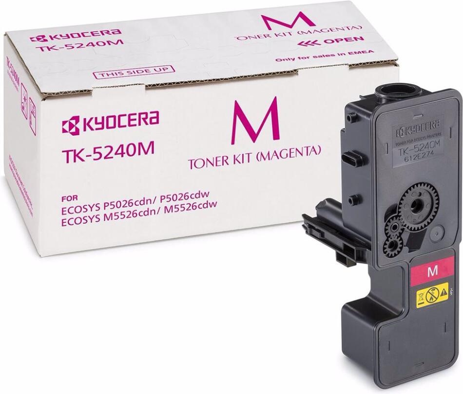Kyocera toner TK-5240M/M5526cdn;cdw, P5026cdn;cdw/ 3 000 stran/ purpurový