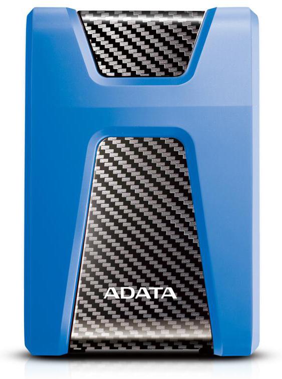 ADATA externí HDD HD650 2TB USB 3.1 2.5" guma/plast (5400 ot./min) modrý (AHD650-2TU31-CBL)