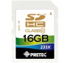 Pretec 16 GB SDHC class 10 ( 31MB/s, 11MB/s ) (PC10SDHC16G)