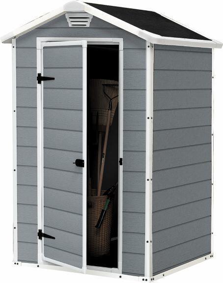 Zahradní domek Keter MANOR 4 x 3 šedý, s podlahou