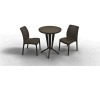 BISTRO SET - hnědá Keter