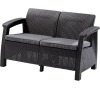 KETER CORFU LOVE SEAT - grafit