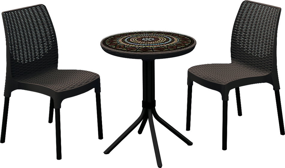 Zahradní nábytek Keter Rio Patio set grafitový