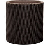 Květináč CYLINDER - S - hnědý Keter