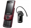 Mobilní telefon Samsung C6112 (Deep red) + Bluetooth WEP450