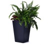 Rattan planter L - grafit Keter