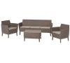 SALEMO 3 seater - cappuccino Allibert