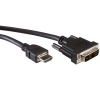 VALUE kabel DVI-HDMI/ DVI-D (M) - HDMI (M)/ černý/ 3m (11.99.5532)