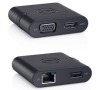 Dell adaptér USB na HDMI/ VGA/ USB/ Ethernet
