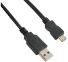 4World Kabel USB 2.0 AM-Micro BM 1.8m Black (07597)