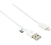 4World Datový kabel Lightning iP5/6 1.0m White (08928)